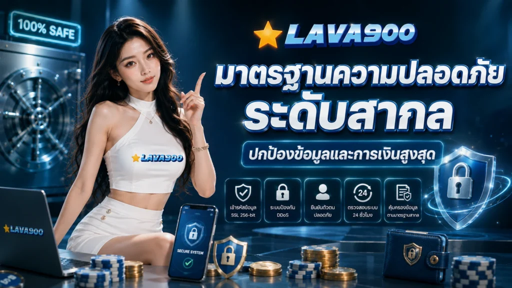 lava900 มาตรฐานความปลอดภัยระดับสากล ปกป้องข้อมูลและการเงินสูงสุด